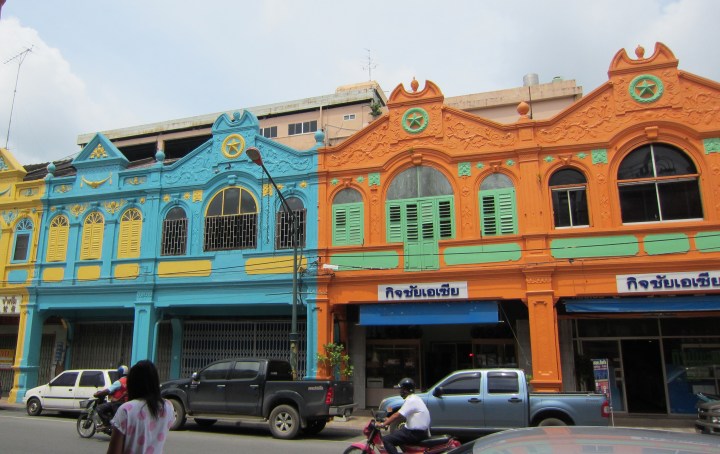 Colourful houses in Hatyai