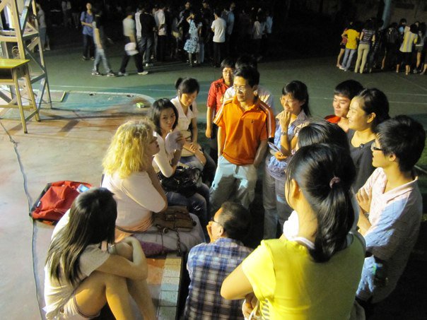 These are some of the (minority) keener students.  You can tell because this event was voluntary.  