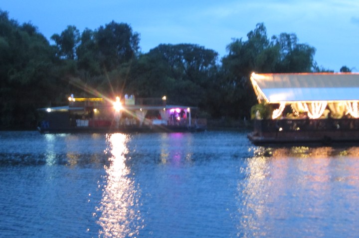 trying to relax on the river