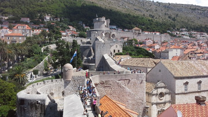 Not exactly the Great Wall of China, but getting a bit crowded up here all the same