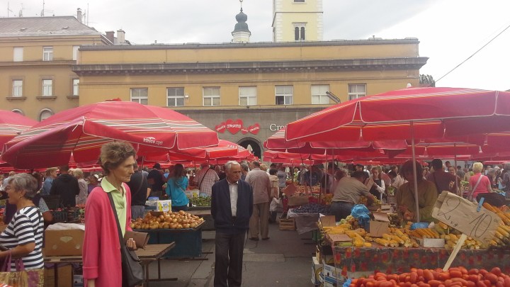 Market in Zagreb
