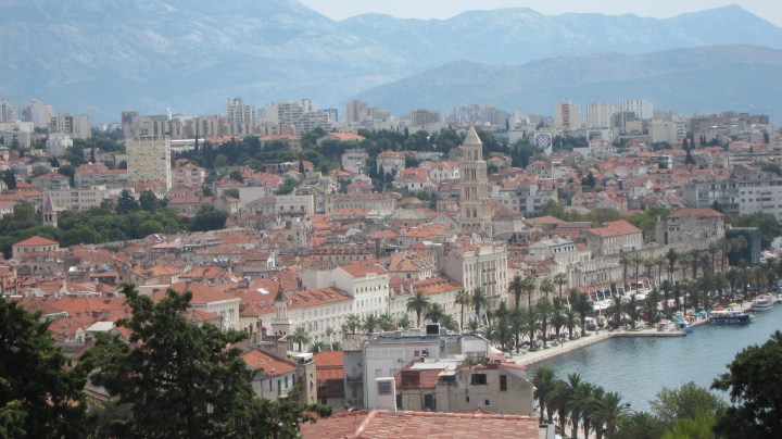 View of Split from Marjan hill 