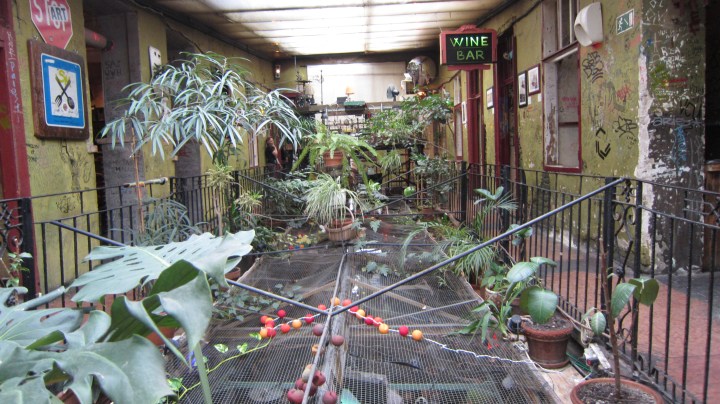 Szimpla Kert; it has an upstairs too
