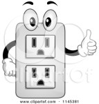 1145381-Cartoon-Of-An-Electrical-Socket-Mascot-Holding-A-Thumb-Up-Royalty-Free-Vector-Clipart