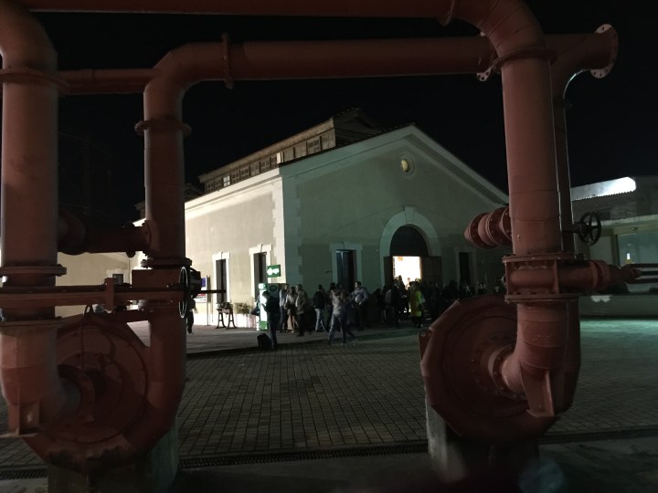 Tbex opening night party, viewed from a distance...