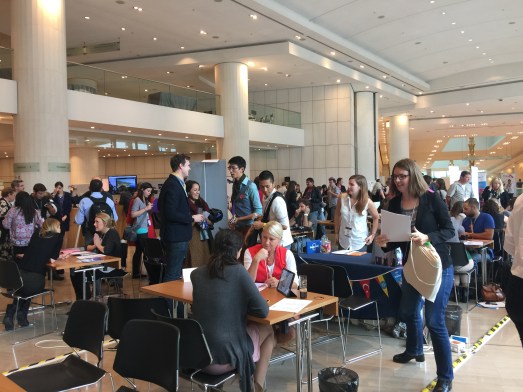 speed networking.  I've never been speeddating but it's the same idea.  Just as scary.  