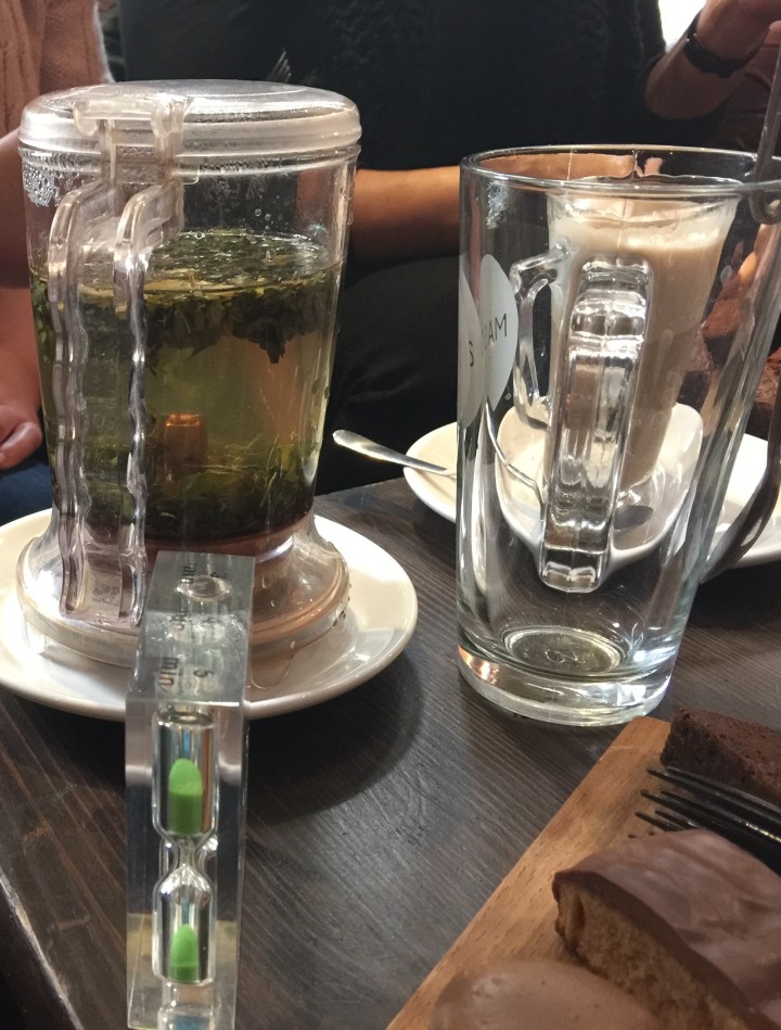 I never drink tea myself, but enjoy taking pictures of other people's .  When did tea get so high-tech?