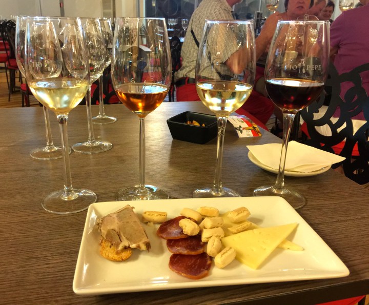 Sherry tasting at the Tio Pepe bodega