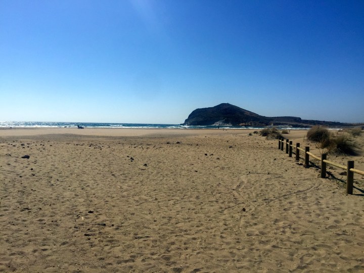 getting a bit crowded on the beach?