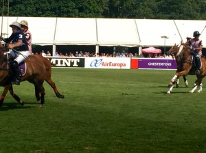 Enjoying a polo match last weekend