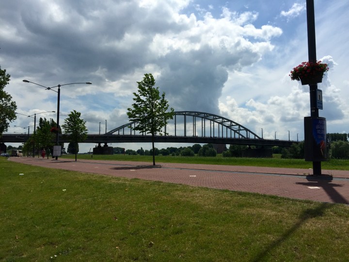 John Frost bridge, replacing 2 earlier bridges that were both blown up