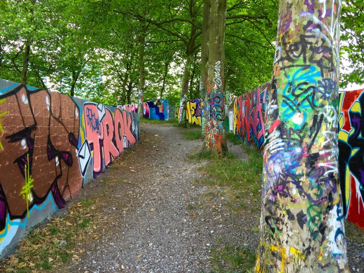 Street art or graffiti? 