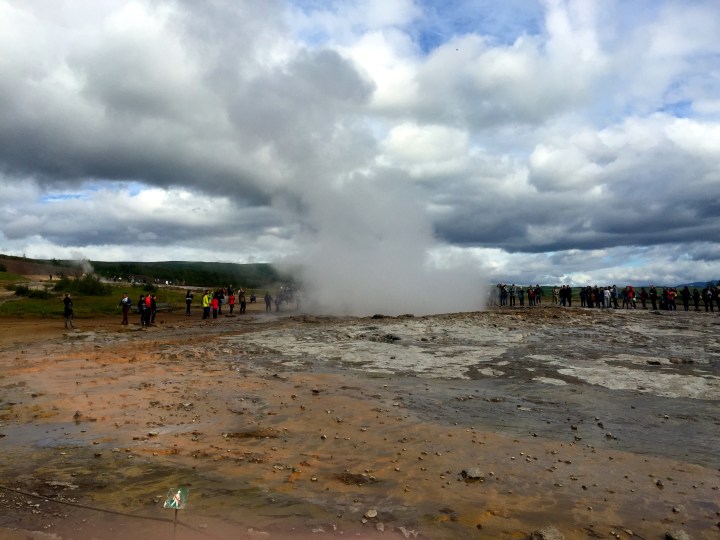 Strokkur doing her party piece