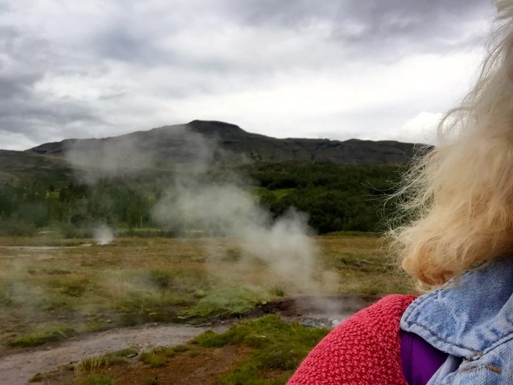 I tried to take a selfie here but missed