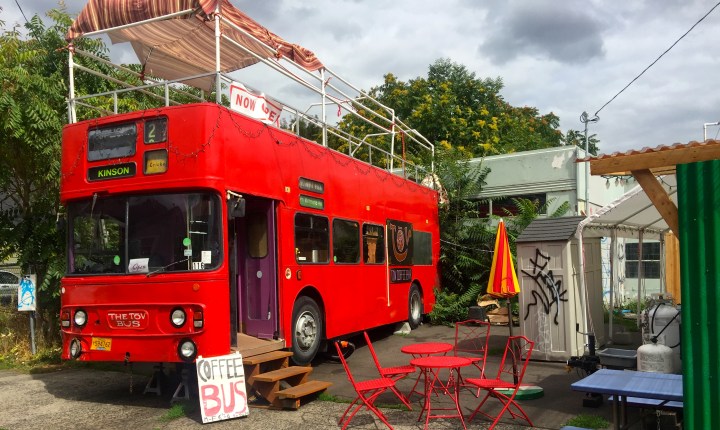 The food carts are an amazing concept, grouped together in various little spots
