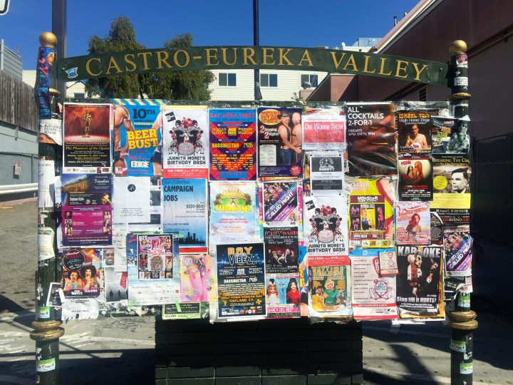 A bulletin board.  In the 1980s this served as an AIDS information board, before we had the internet to keep up with the latest developments.