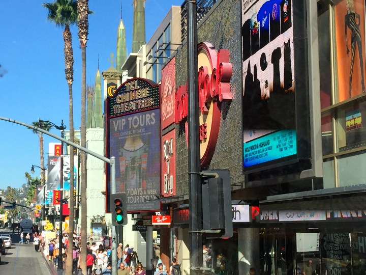 Hollywood Blvd, opposite my little room