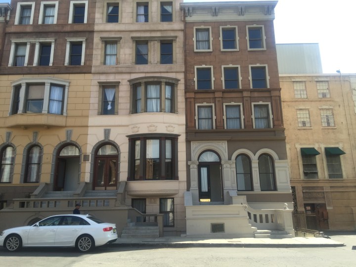 The streets of NYC, recreated in Paramount studios, LA