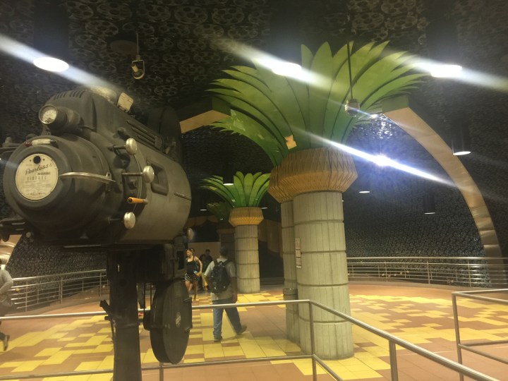 Hollywood/Vine metro station.  See, it's pretty.
