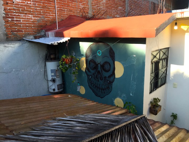 My little room at the side of the house.