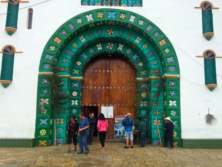 Entrance to the church.  No pictures allowed inside.