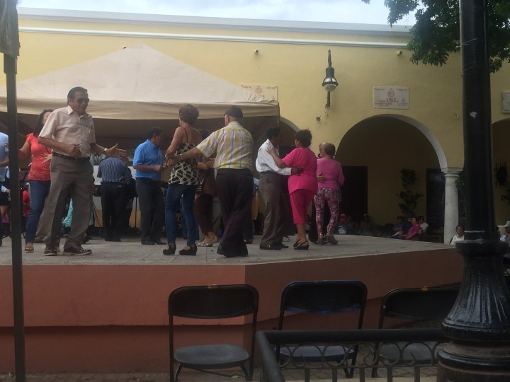 Sunday lunchtime and I came across some locals enjoying a bit of Salsa at a local square