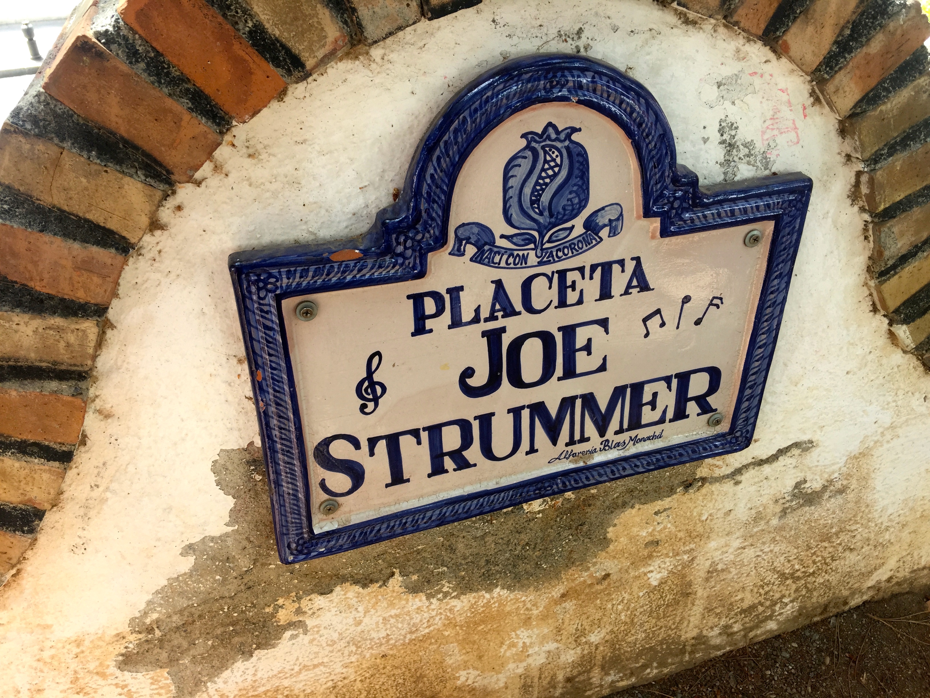 Placeta Joe Strummer
