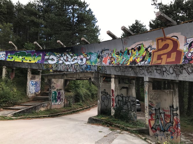 Sarajevo abandoned Olympic Bobsleigh